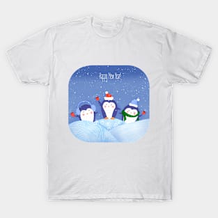 Tree little penguins T-Shirt